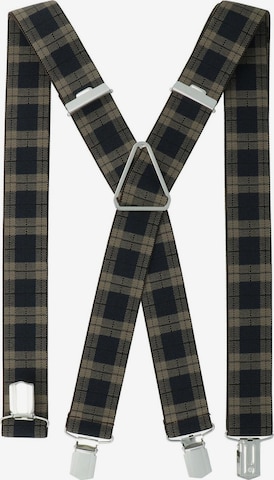 WILLEN Suspenders 'Karo' in Grey: front