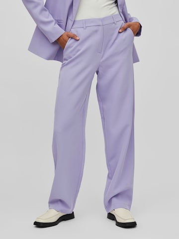 VILA Regular Pants in Purple: front
