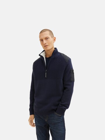 TOM TAILOR Pullover in Blau