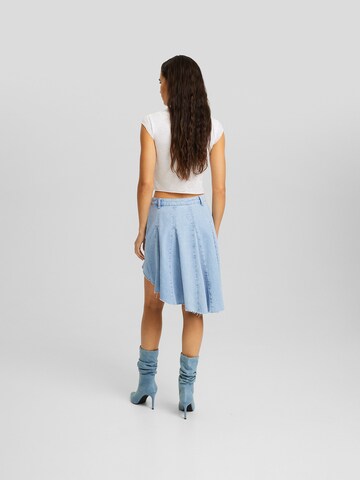 Jupe Bershka en bleu