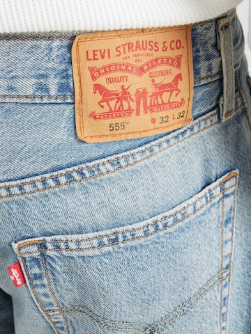 LEVI'S ® Regular Jeans '555 RELAXED STRAIGHT' in Blauw