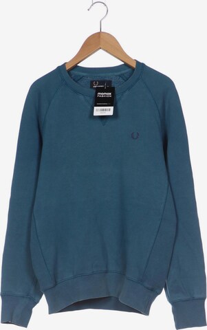 Fred Perry Sweatshirt & Zip-Up Hoodie in XS in Blue: front