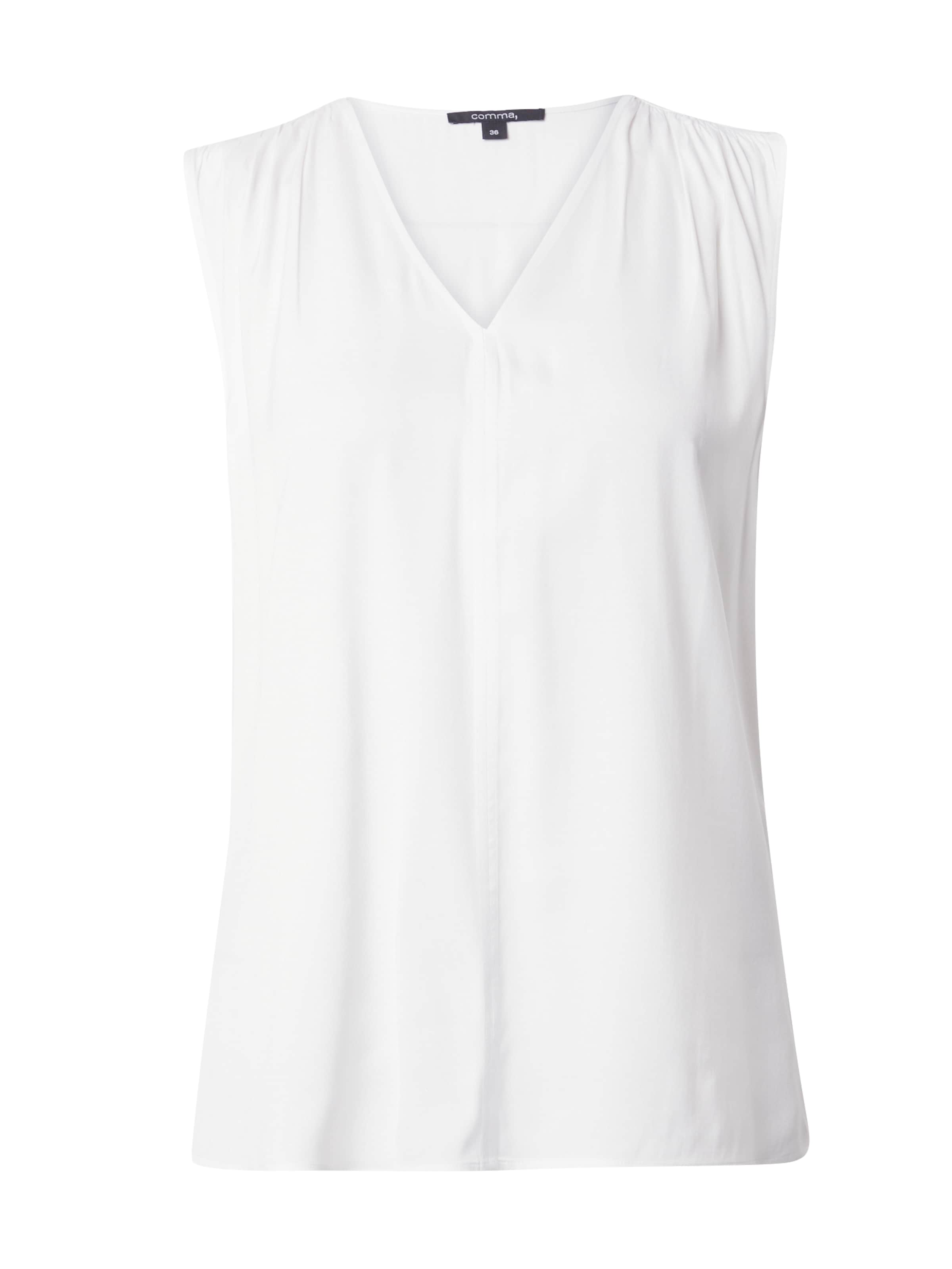 COMMA Bluse in Weiß: Vorderseite