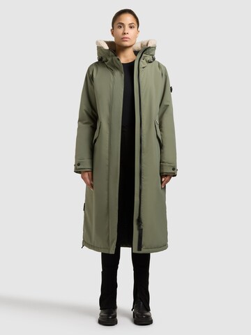 Cappotto invernale 'Agneta2' di khujo in verde