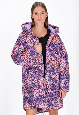Manteau mi-saison myMo at night en rose : devant