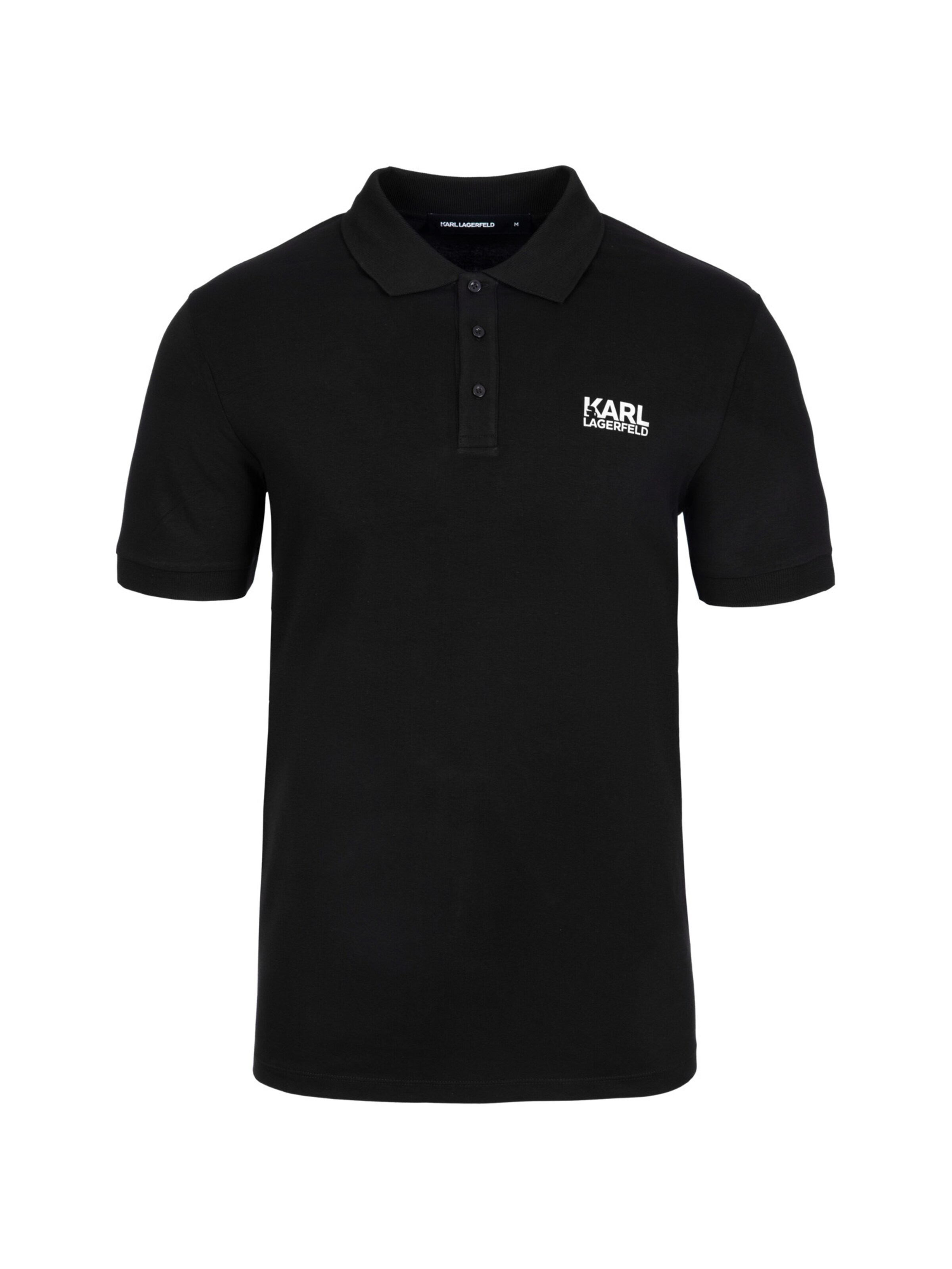 Karl Lagerfeld - Camisa em preto: frente