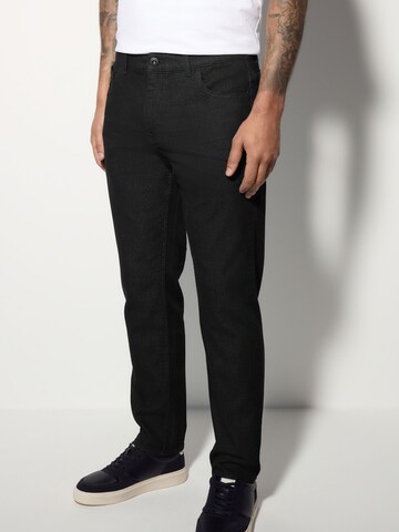 Next - Slimfit Vaquero en negro: frente