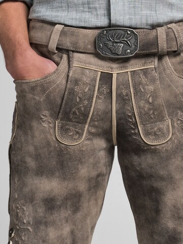 Coupe slim Pantalon 'Alex' SPIETH & WENSKY en gris