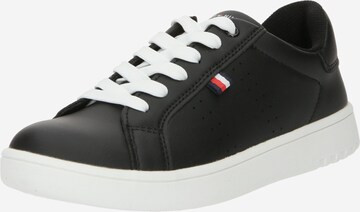 Baskets TOMMY HILFIGER en noir : devant