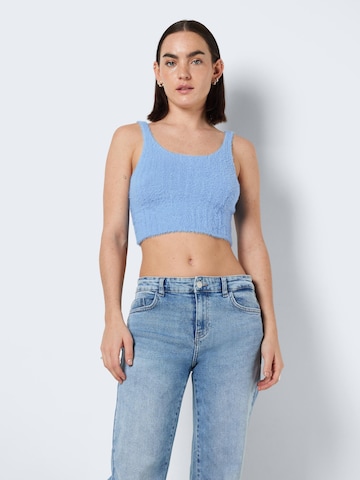 Noisy may Knitted Top 'Sweet' in Blue: front
