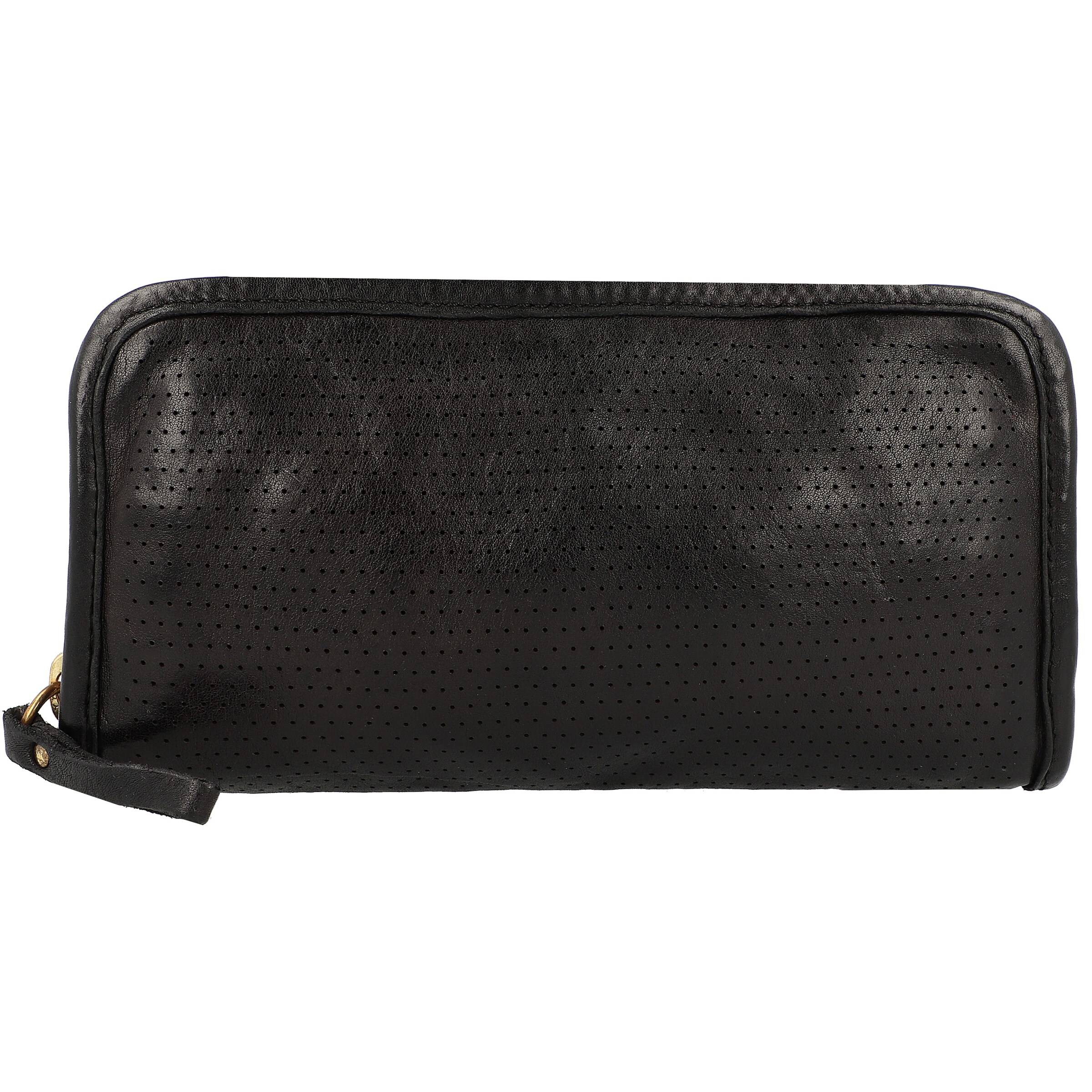 Campomaggi Portemonnaie in Schwarz: Vorderseite