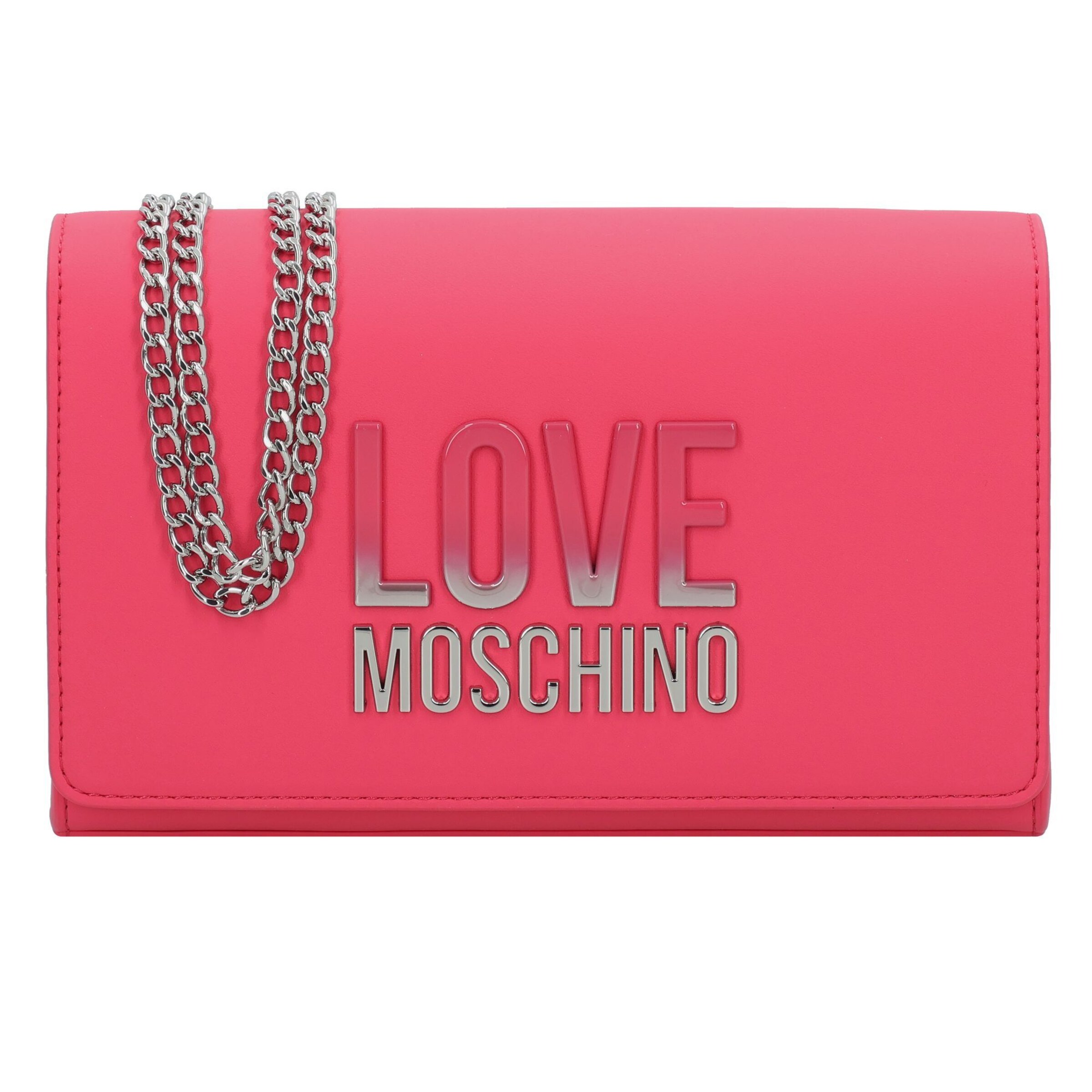 Pochette 'Smart Daily' Love Moschino en rose : devant