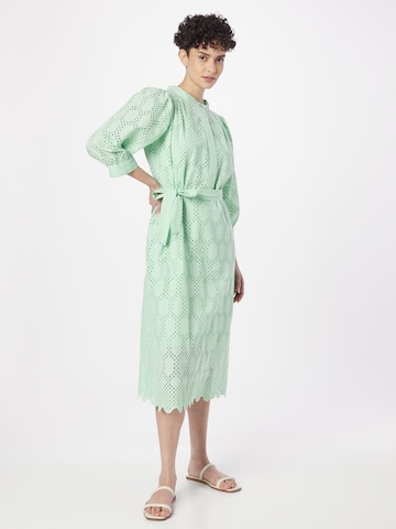 KAREN BY SIMONSEN Skjortklänning 'Lulia' i grön: framsida