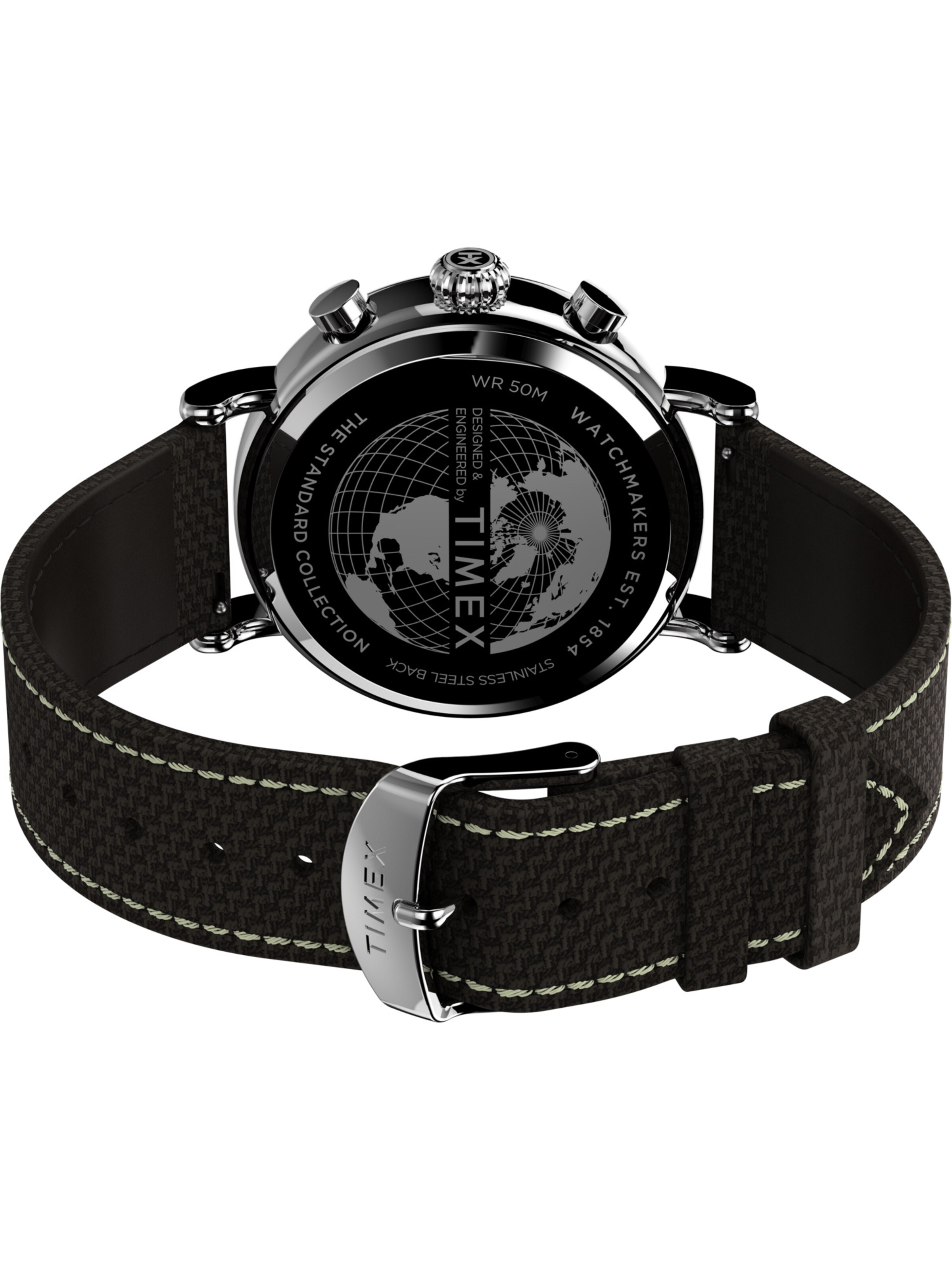 TIMEX Analoguhr in Braun