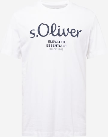s.Oliver Shirt in Weiß: Vorderseite