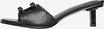 PIECES Mules 'MARRY' in Black: front