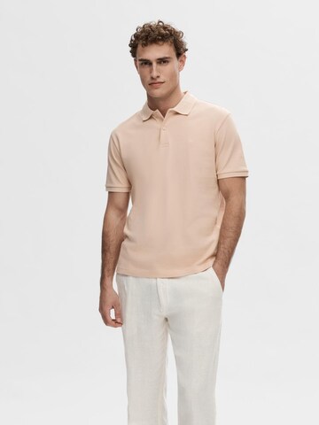 SELECTED HOMME Poloshirt 'Dante' in Pink: predná strana