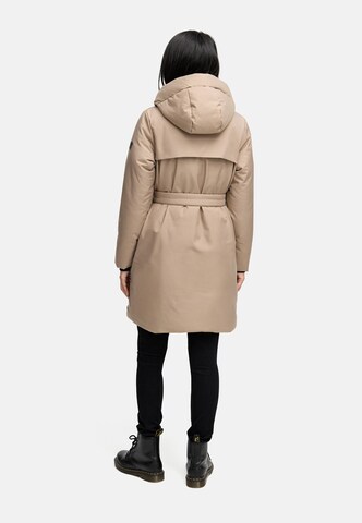 NAVAHOO Wintermantel 'Gipfelspass XIV' in Beige