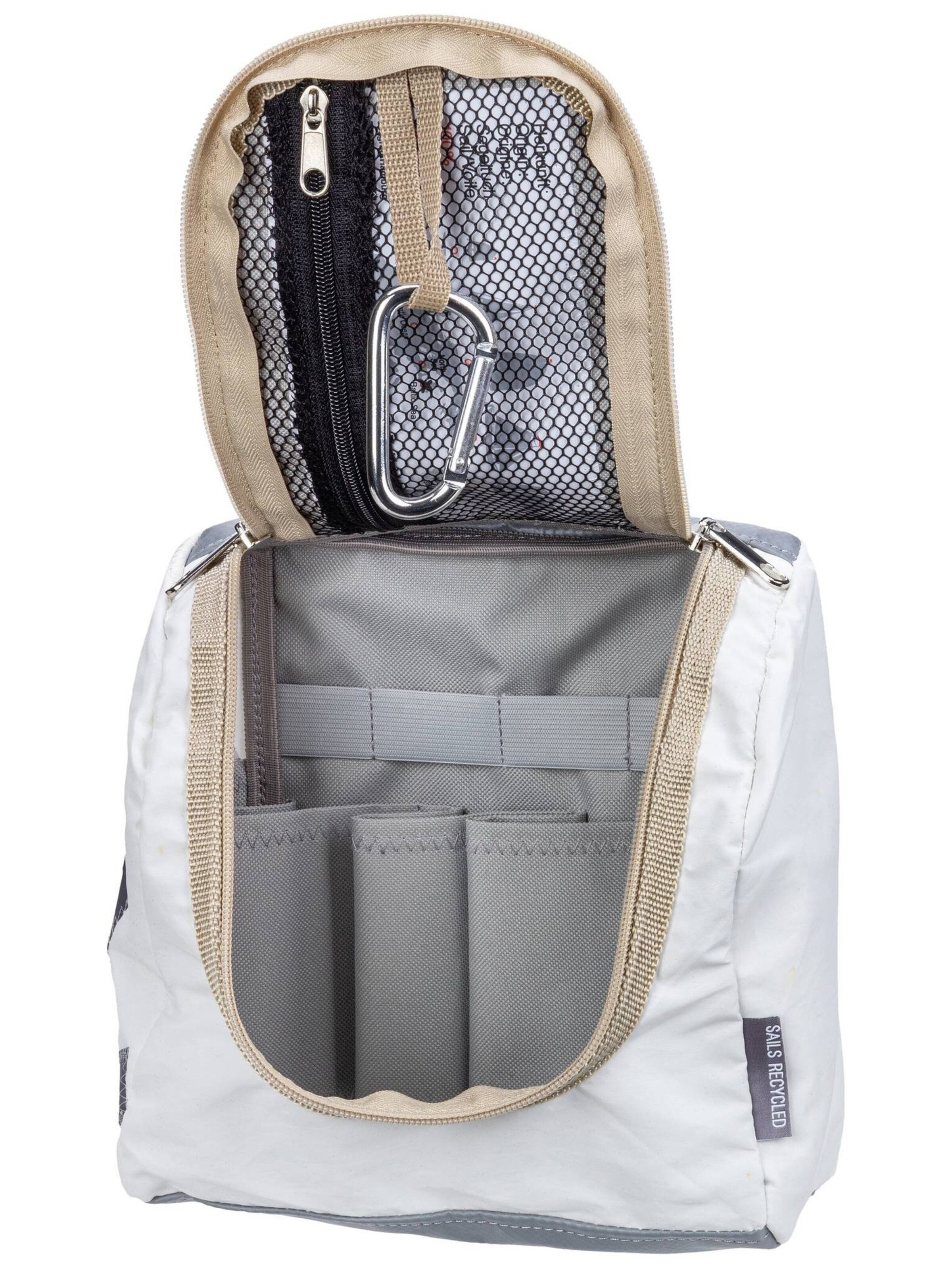 360 Grad Toiletry Bag ' Matrose XL ' in White