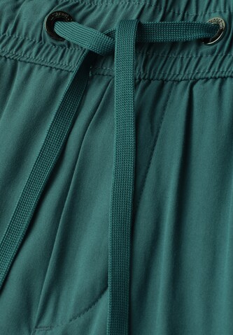 STREET ONE Wide Leg Hose in Grün