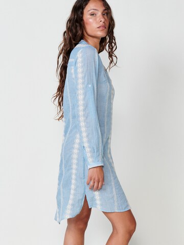 Robe-chemise KOROSHI en bleu