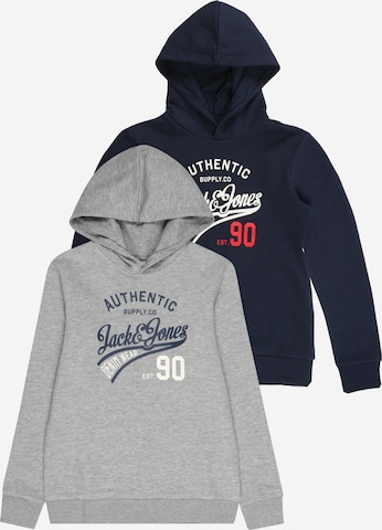 Sweat Jack & Jones Junior en bleu : devant