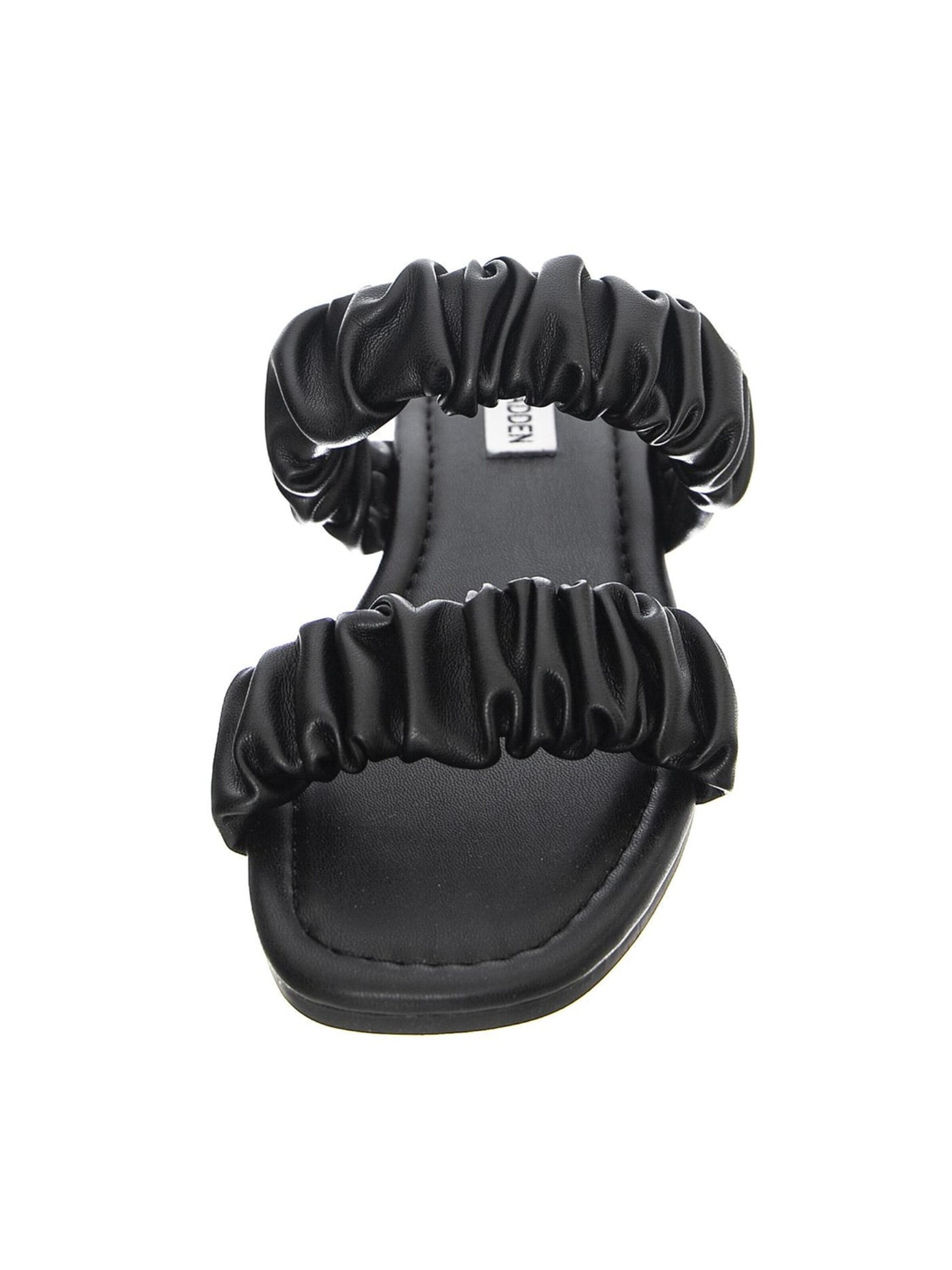 STEVE MADDEN Klapki 'W' Abloom Black Sandals' w kolorze czarny