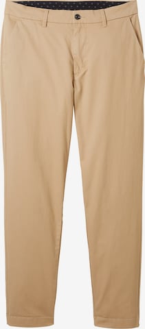 regular Pantaloni chino di TOM TAILOR DENIM in beige: frontale