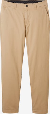 TOM TAILOR DENIM Regular Hose in Beige: predná strana