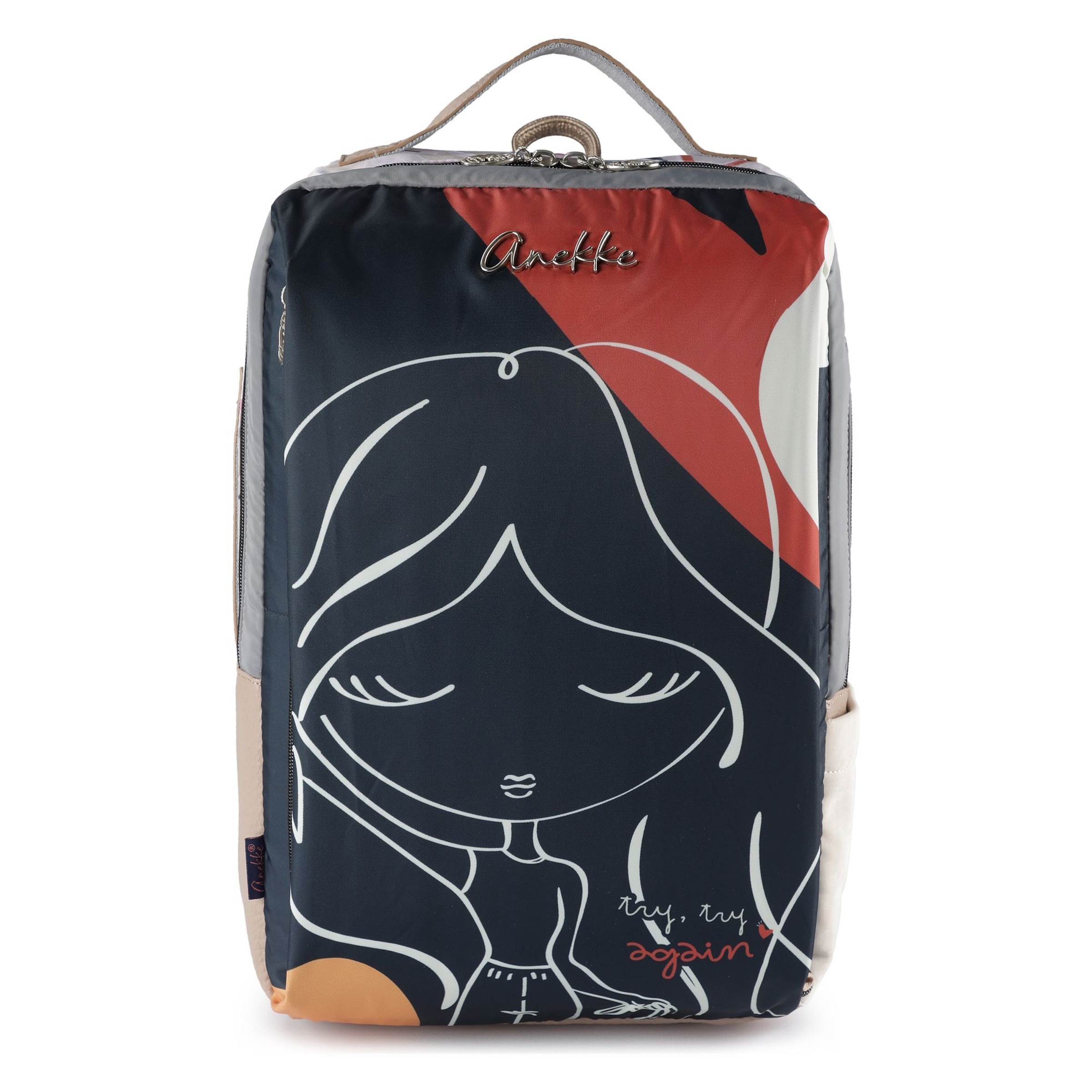 Anekke Rucksack 'Eikon' in Blau: Vorderseite