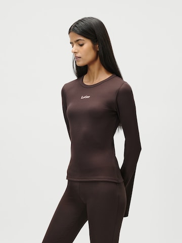 T-shirt 'Simone' LeGer by Lena Gercke en marron