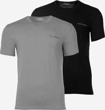 T-Shirt Emporio Armani en gris : devant