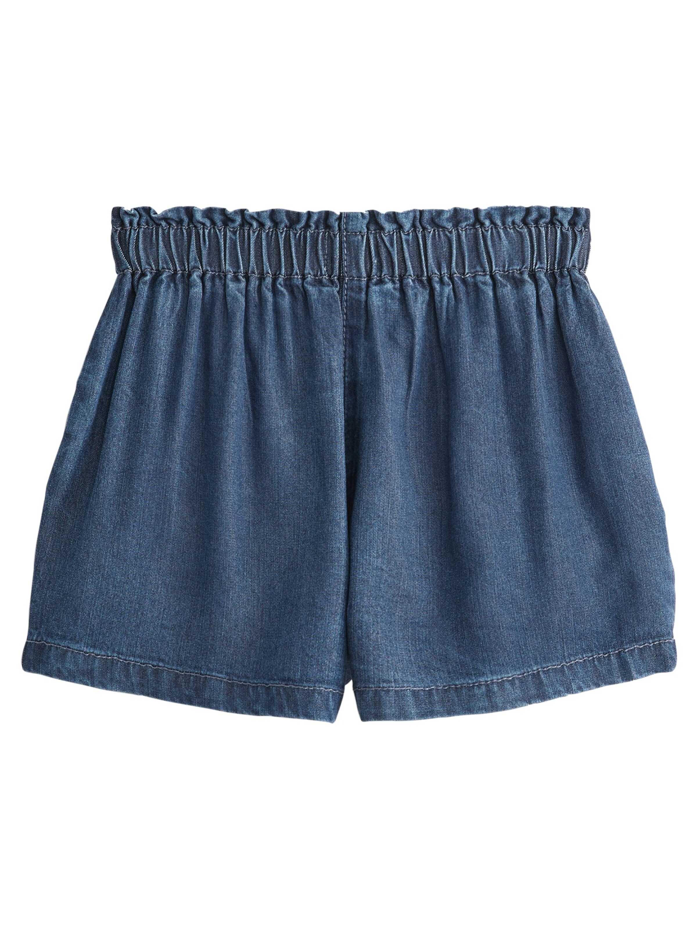 Wide Leg Pantalon Next en bleu