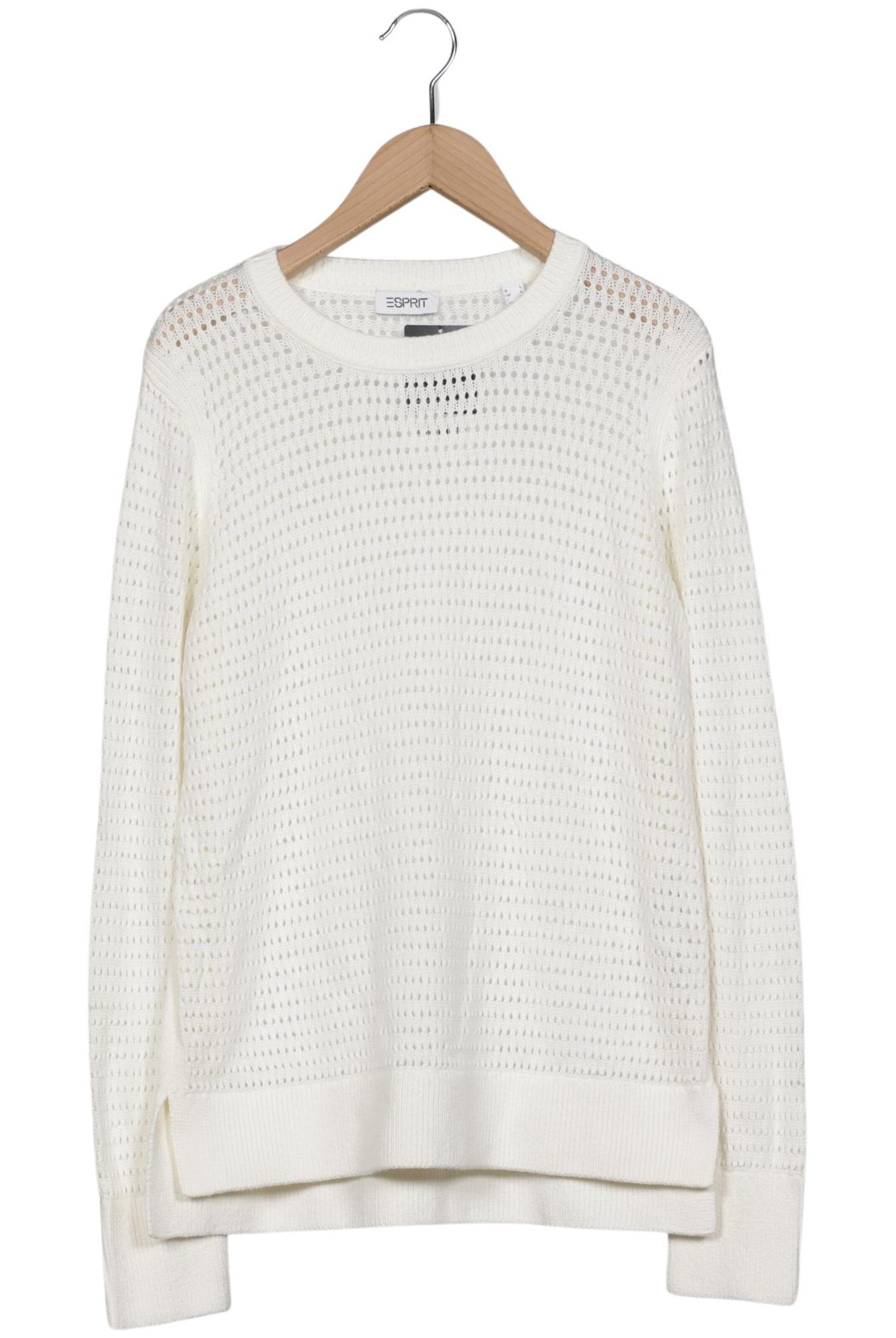 ESPRIT Pullover L in Weiß: Vorderseite