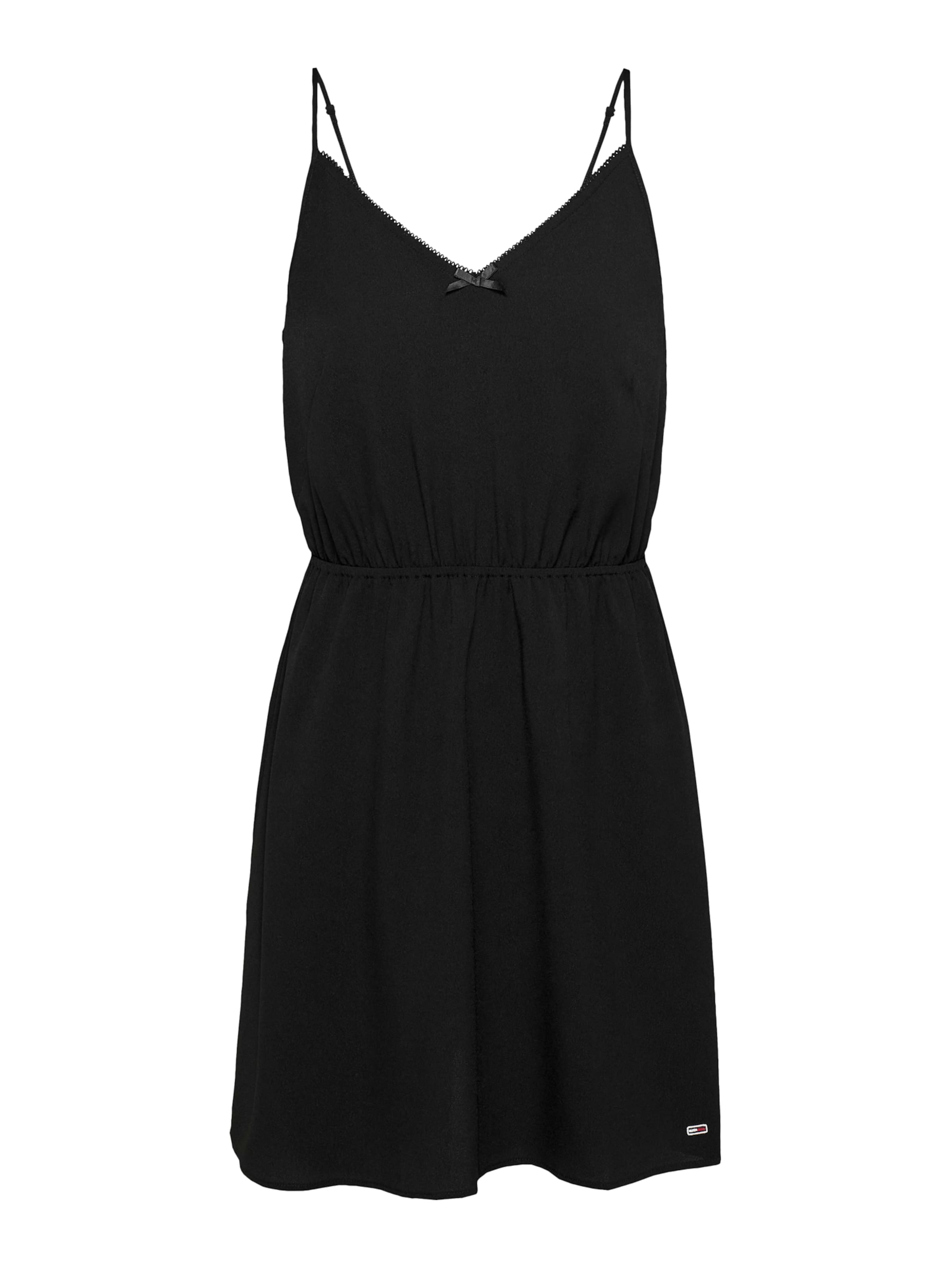 Tommy Jeans Suvekleit 'ESSENTIAL', värv must: eest vaates