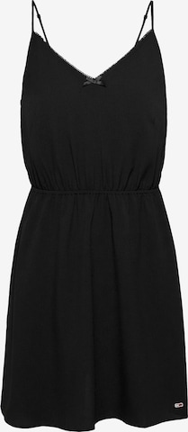 Tommy JeansLjetna haljina 'ESSENTIAL' - crna boja: prednji dio