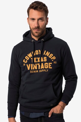 Sweat-shirt JP1880 en noir : devant