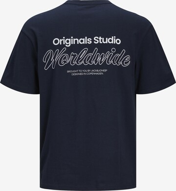 T-Shirt 'Vesterbro' JACK & JONES en bleu