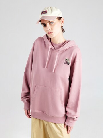 THE NORTH FACE Collegepaita 'FLOWER DOME' värissä vaaleanpunainen: etupuoli