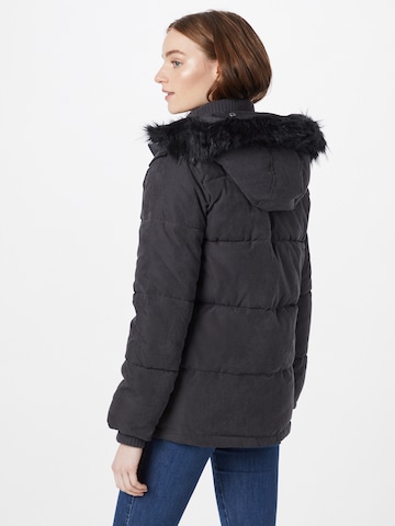 HOLLISTER Winterjacke in Schwarz