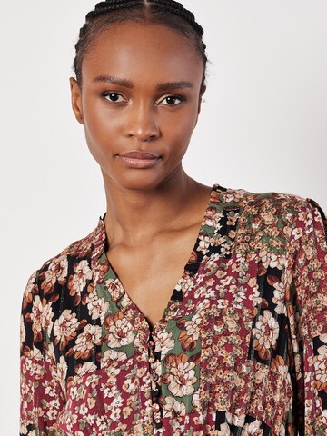 Apricot Dress 'Patchwork' in Green