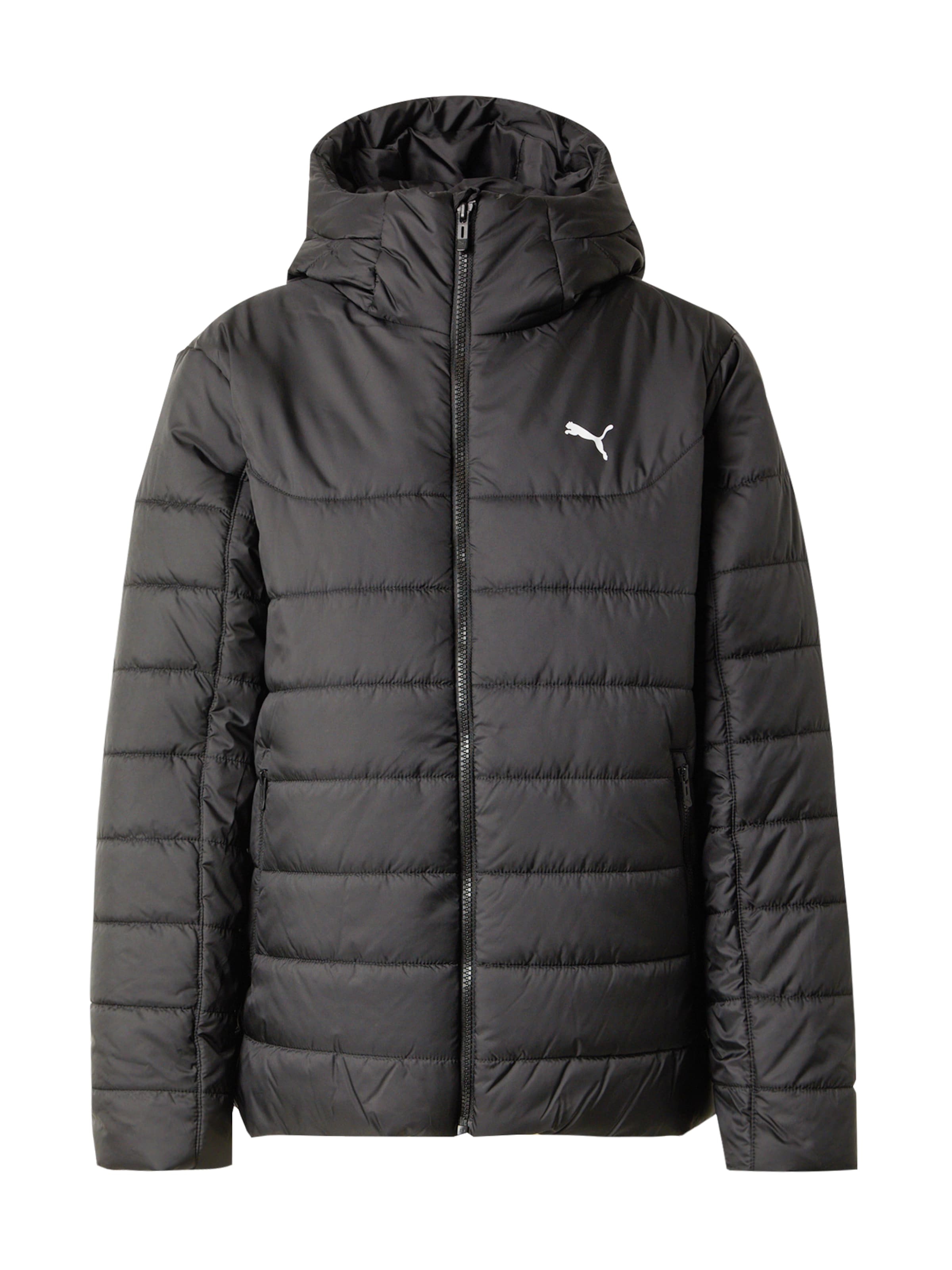 juoda PUMA Sportinė striukė 'ESS': priekis