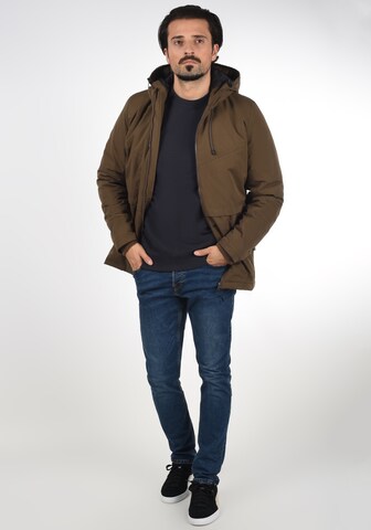BLEND - Parka de inverno 'Fosco' em castanho