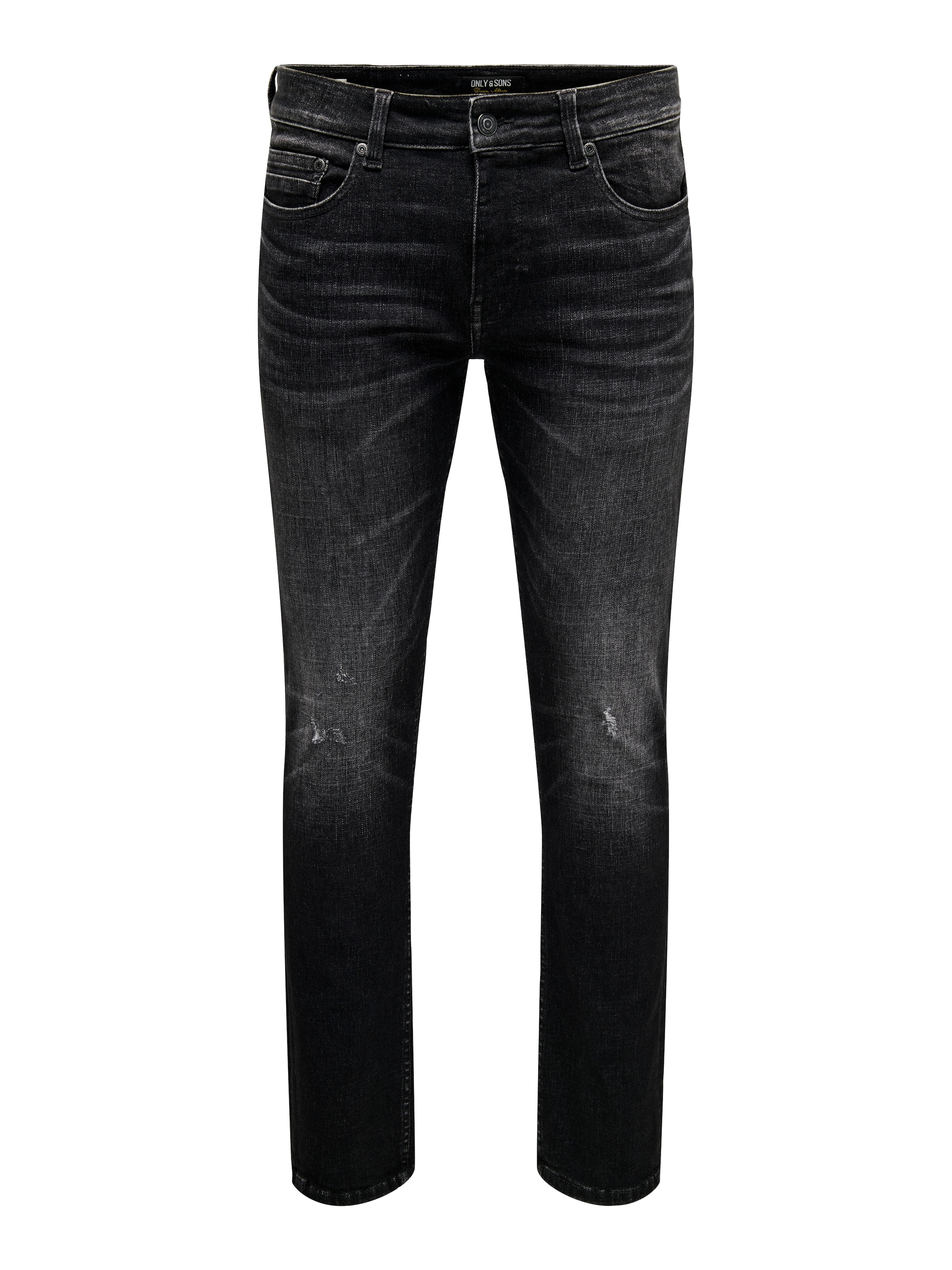 Coupe slim Jean 'ONSLOOM' Only & Sons en noir : devant