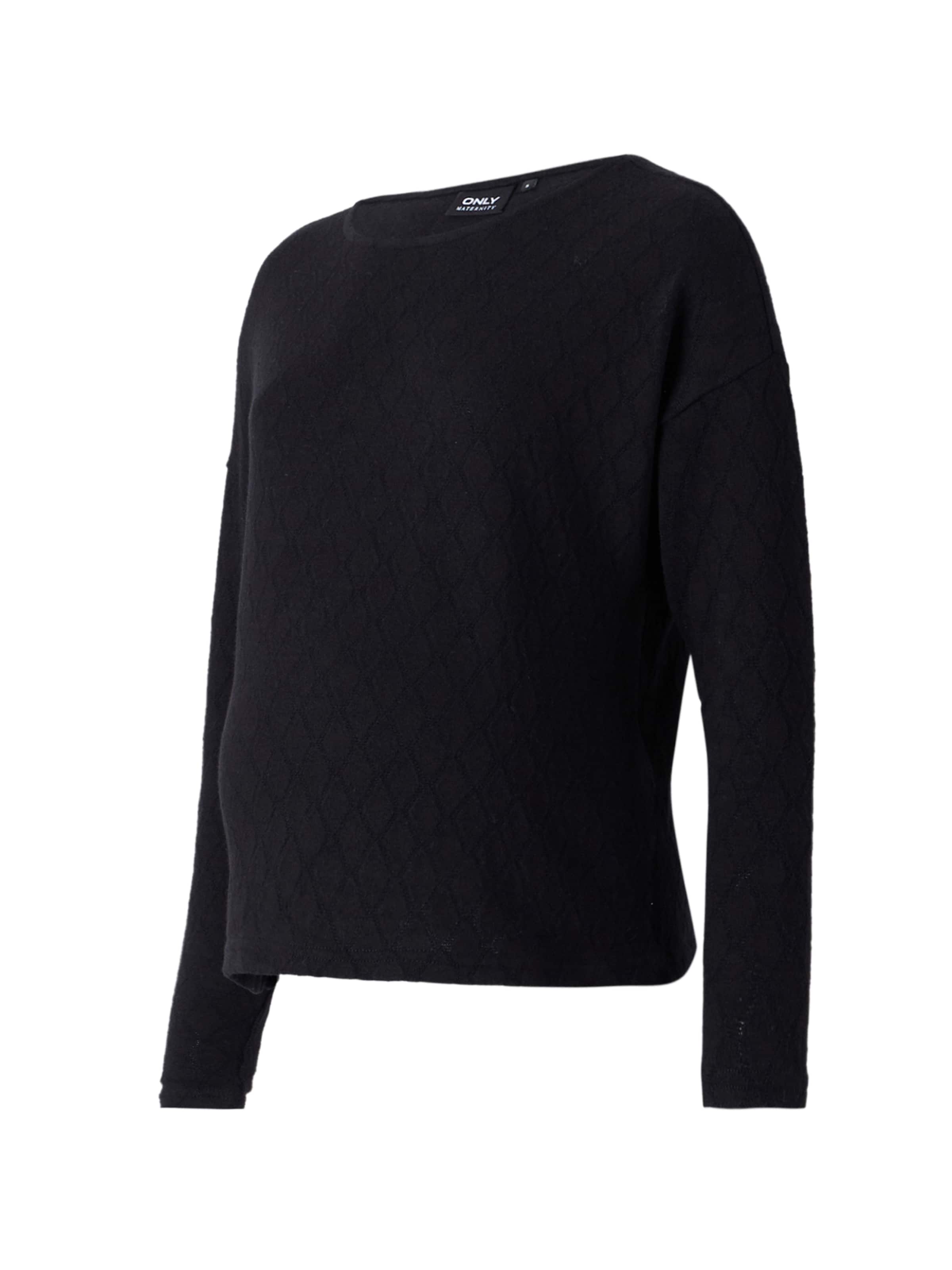 T-shirt 'OLMCORRY' Only Maternity en noir : devant