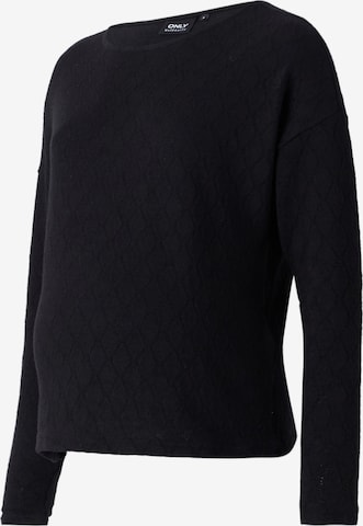 Tricou 'OLMCORRY' de la Only Maternity pe negru: față