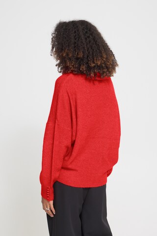 ICHI Pullover ' Kamara ' i rød
