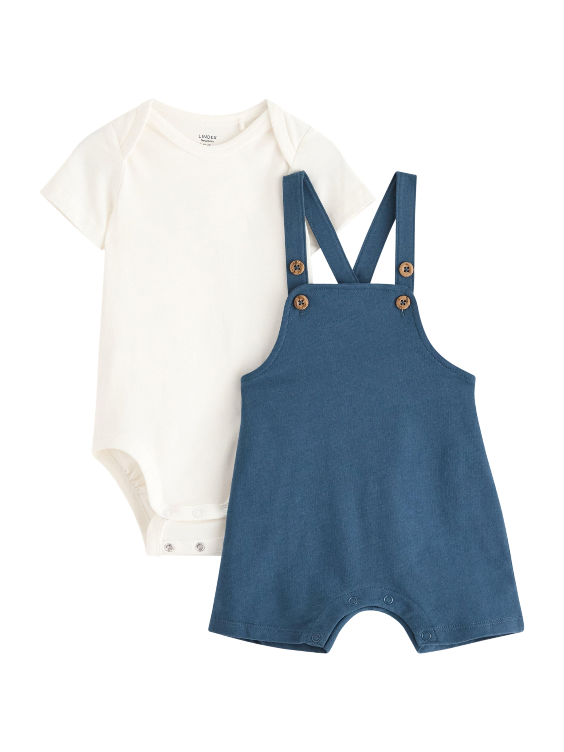 Lindex Set in White: front