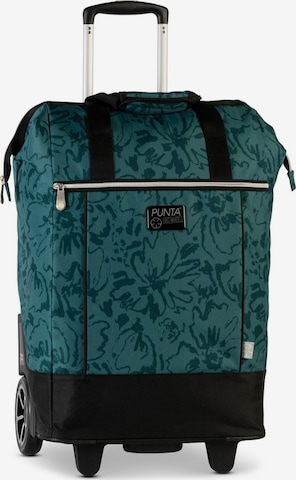 Punta Einkaufstrolley 'Big Wheel' in Grün: Vorderseite