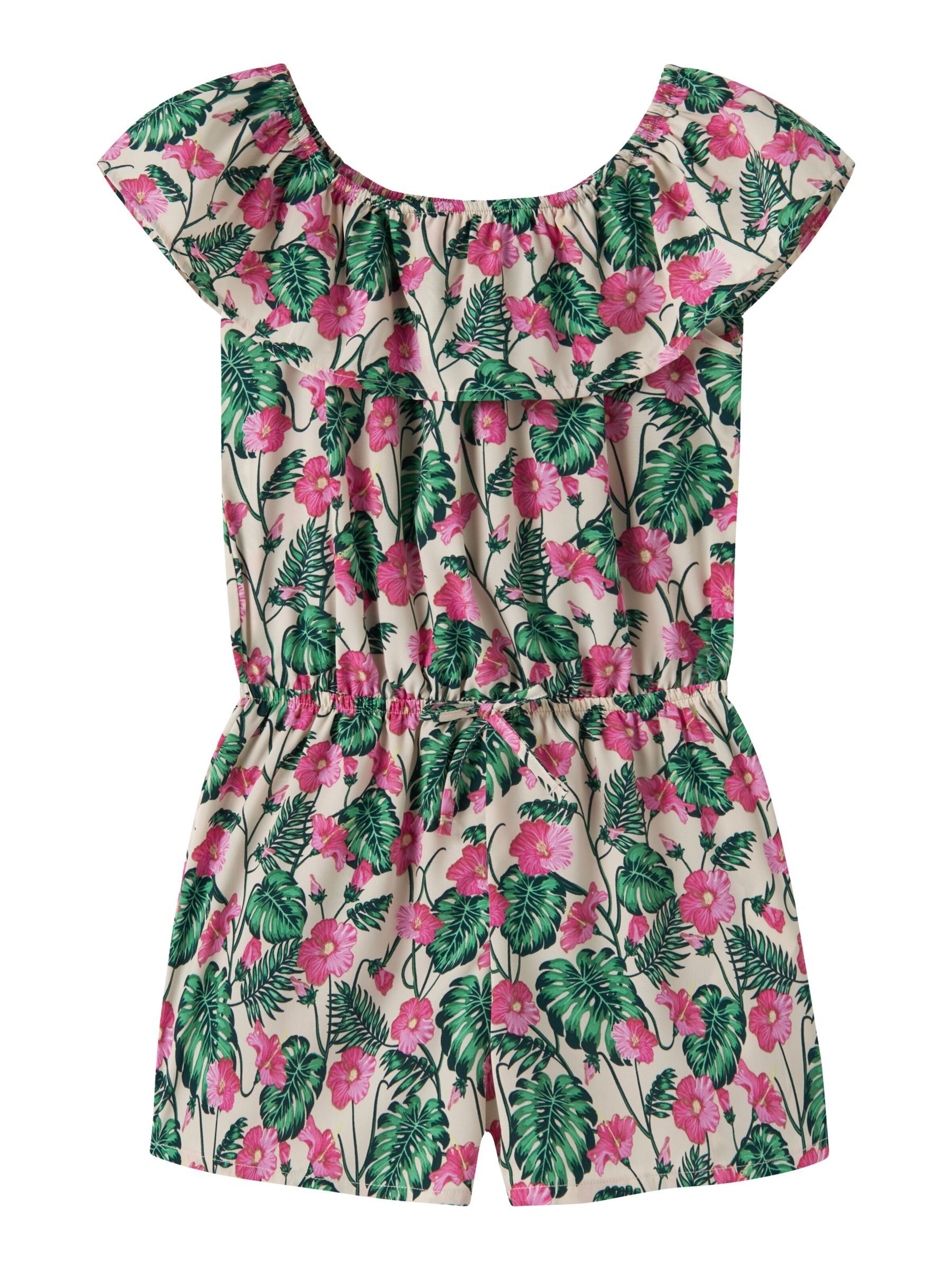 NAME IT Dungarees 'NKFVinaya' in Beige: front